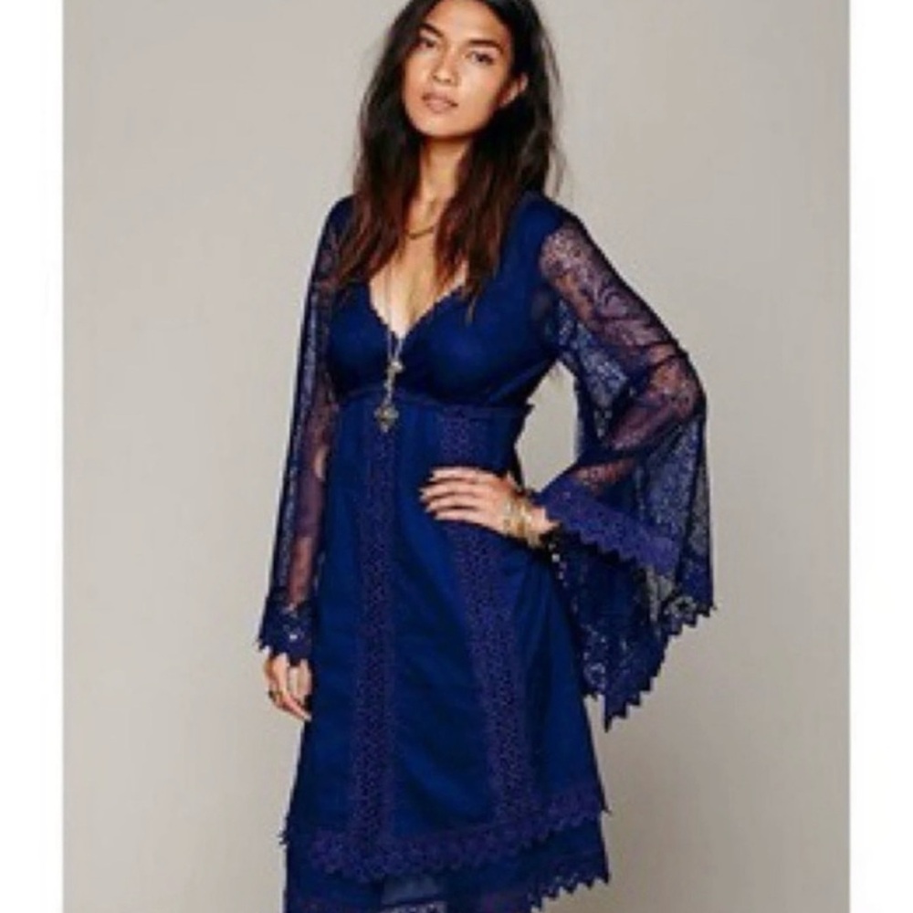 NWT Free People Nightingale Lace Dress Size: XS